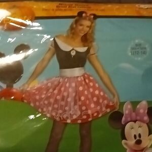 Kids Minnie Mouse Costume - Pink and Black